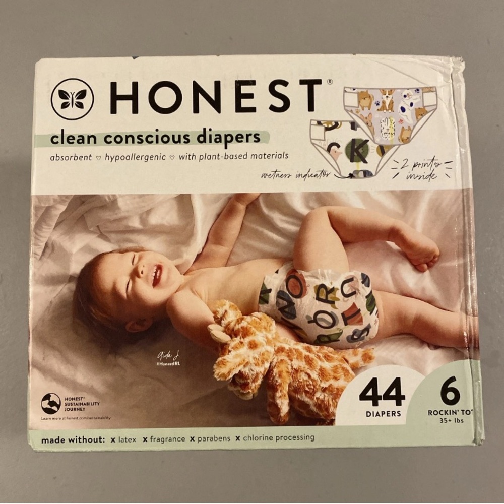 Honest Clean Conscious Diapers size 6